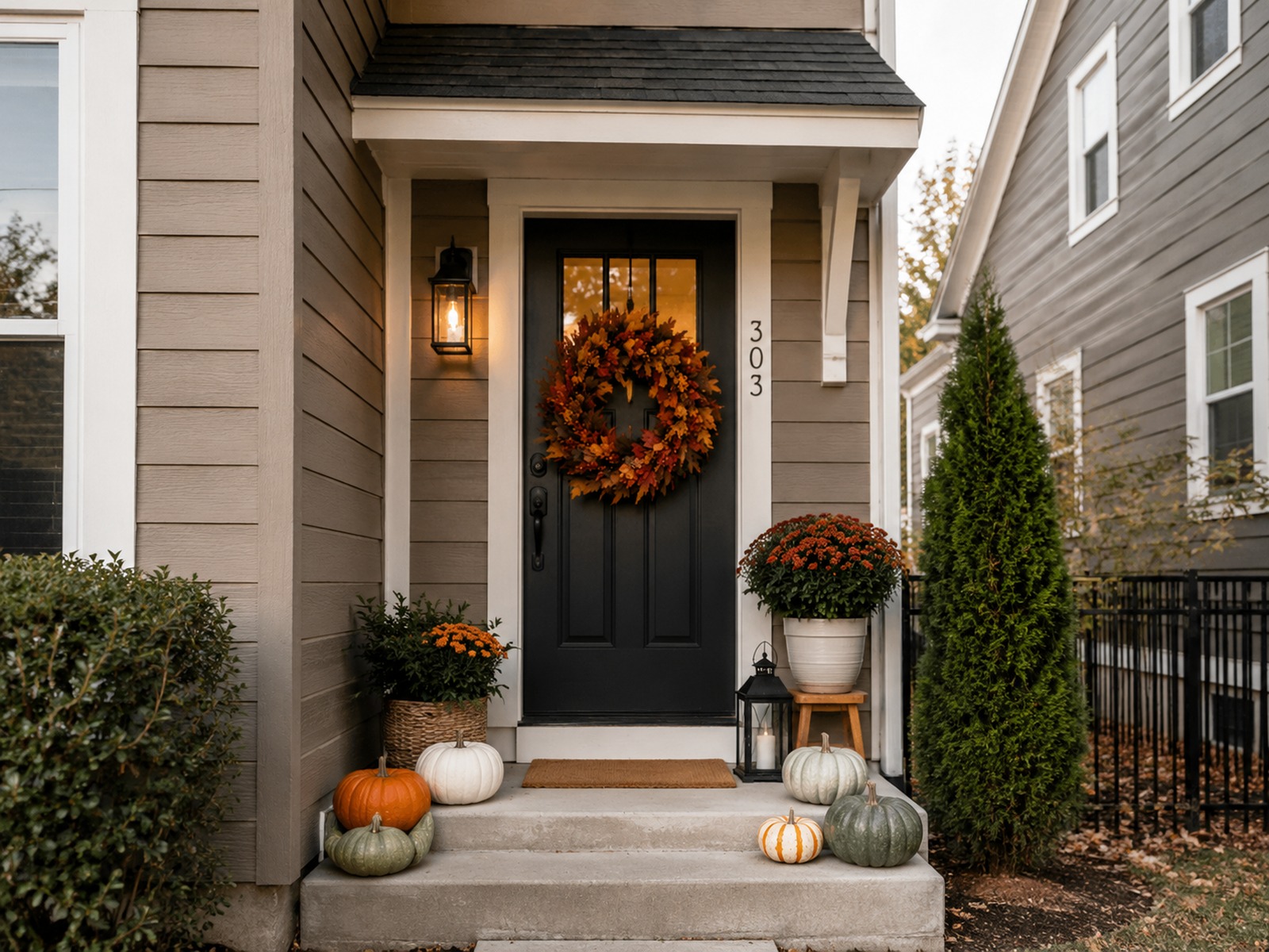 Small porch decorating in Memphis